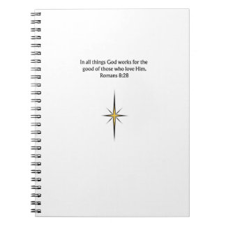 Romans 8:28 Christian Journal | Scripture Notebook