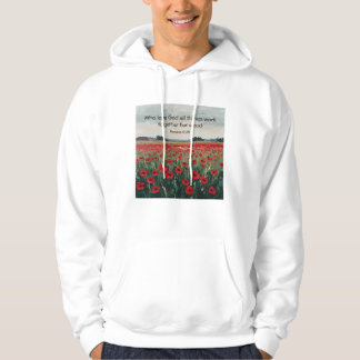 Romans 8:28 Christian Men's Hoodie