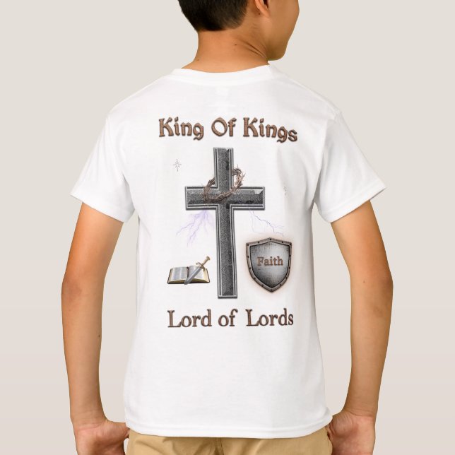 Romans 8:28 Christian  T-Shirt (Back)