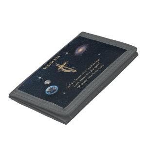 Romans 8:28 Christian Trifold Wallet
