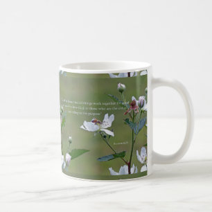 Romans 8:28 coffee mug