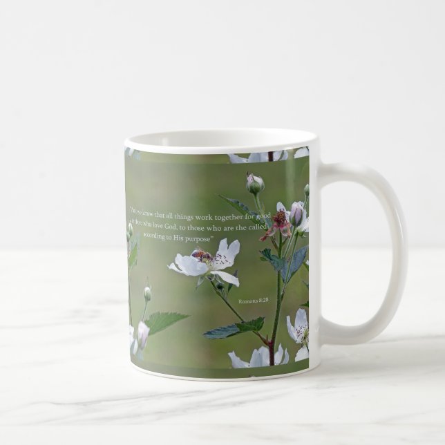 Romans 8:28 coffee mug (Right)