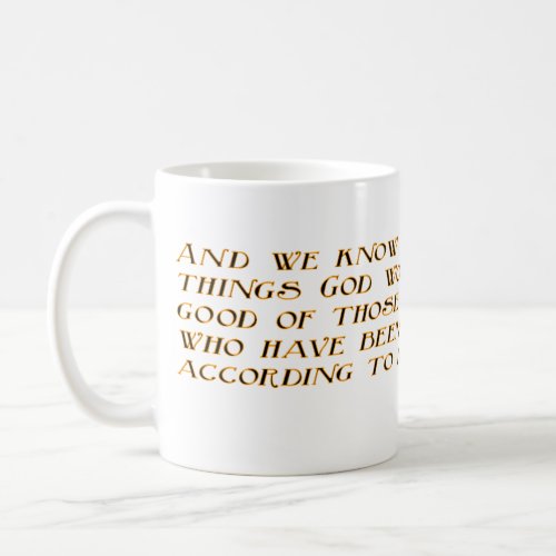 Romans 828 coffee mug