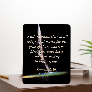 Romans 8:28 foam board