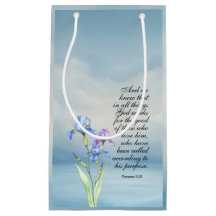 Romans 8:28 Iris Watercolor