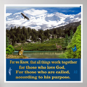 Romans 8:28 poster