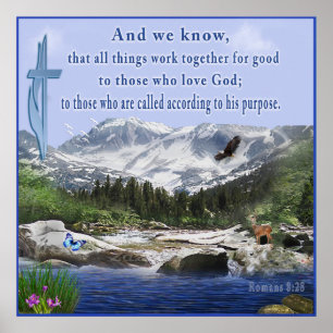 Romans 8:28 poster