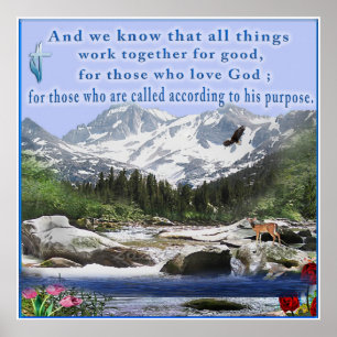 Romans 8:28 poster