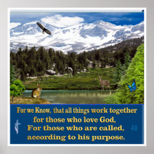 Romans 8:28 poster