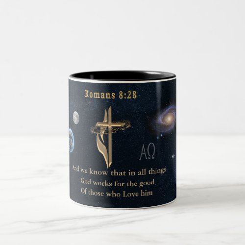 Romans 828 Two_Tone coffee mug