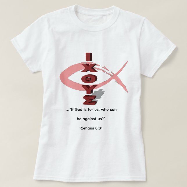 Romans 8:31 T-Shirt (Design Front)