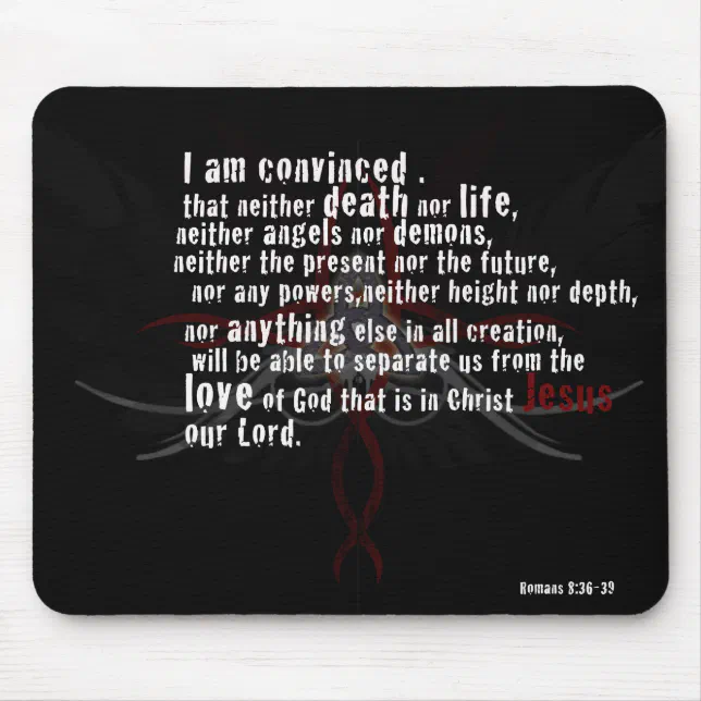 Romans 8 36 39 MousePad Zazzle romans-8-36-39-mousepad-zazzle