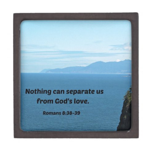 Romans 838_39 Nothing can separate us Jewelry Box