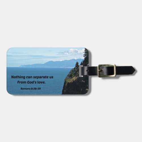 Romans 838_39 Nothing can separate us Luggage Tag