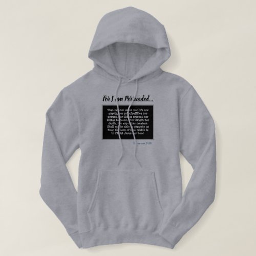 Romans 838 Nothing Can Keep Us From Gods Love Hoodie