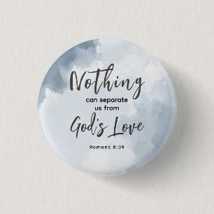 Romans 8:39 God's Love Bible Verse Christian Button