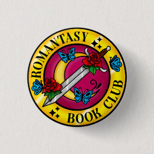 Romantasy Book Club Badge Button