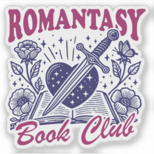 Romantasy book club sticker