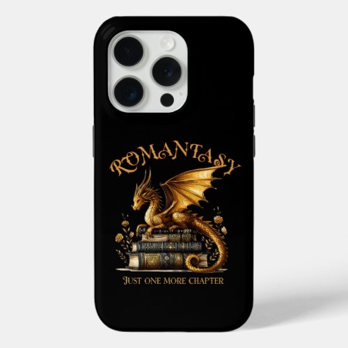 Romantasy Dragon Books Just one more chapter iPhone 15 Pro Case