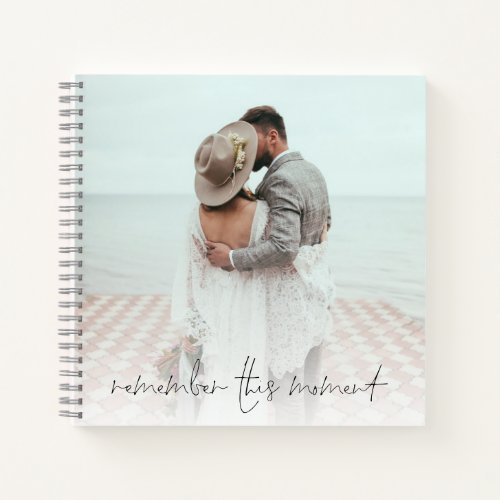 Romantic 2 Photos Remember This Moment Name Notebo Notebook