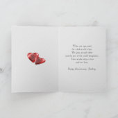 Romantic 30th Wedding Anniversary for Husband Card (Inside)