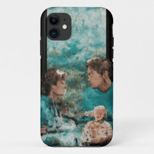 Romantic Abstract Couple Mobile Case