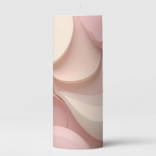 Romantic Abstract Pink Candle – Elegant Wedding & 