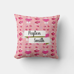 Romantic Aesthetic Love Design Throw Pillow