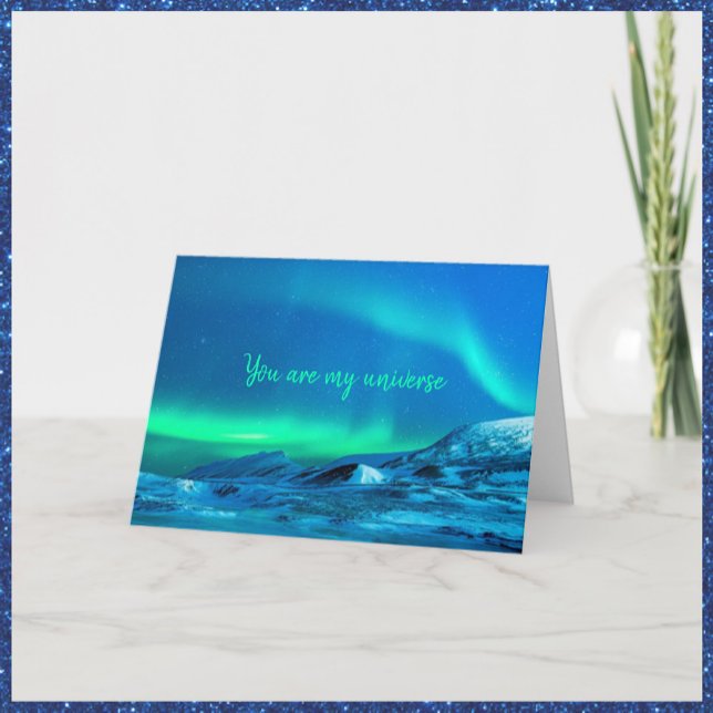 Romantic and Beautiful Northern Lights Card (Creator Uploaded)