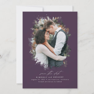 Romantic and Dreamy Save the Date Photo