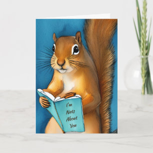 Romantic and Flirty Squirrel Card