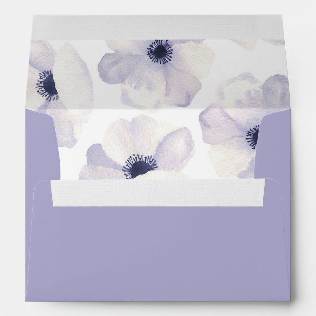 Romantic Anemones Envelope (Back (Bottom))