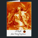 ROMANTIC ANGEL, FEATHER ORANGE YELLOW Christmas<br><div class="desc">Elegant,  artistic and classic design rielaborated from 18 th Century painting.</div>