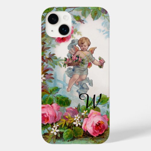 ROMANTIC ANGEL GATHERING PINK ROSES AND FLOWERS Case_Mate iPhone 14 PLUS CASE