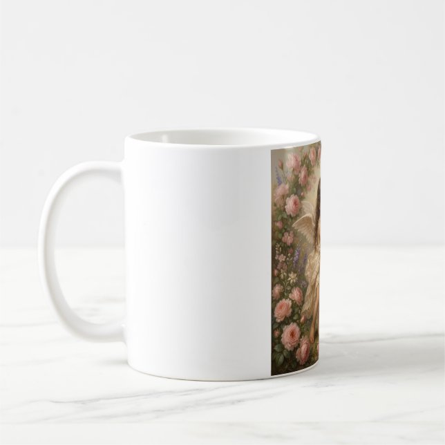 romantic angel mug || gifts for her  (Left)