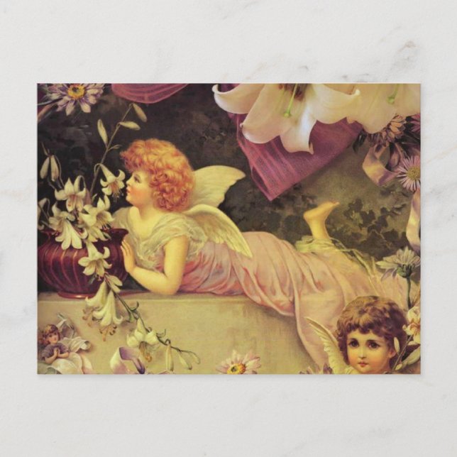 Romantic Angels Gifts and Tees Postcard (Front)