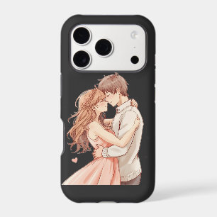 Romantic Anime Couple - Sweet Valentine Moment iPhone 17 Pro Case