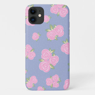 Romantic Antique Rose Design iPhone 11 Case