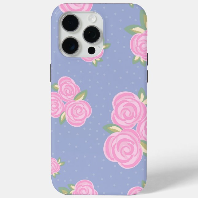 Romantic Antique Rose Design Case-Mate iPhone Case (Back)