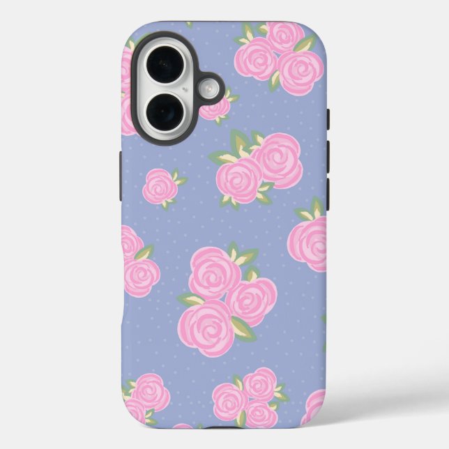 Romantic Antique Rose Design Case-Mate iPhone Case (Back)