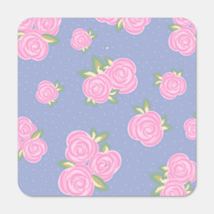 Romantic Antique Rose Design Metal Sign