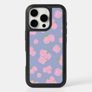 Romantic Antique Rose Design iPhone 16 Pro Case