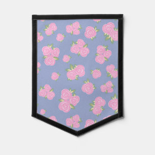 Romantic Antique Rose Design Pennant