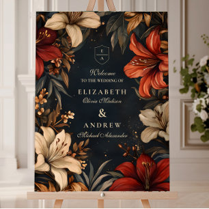 Romantic Baroque Wedding Foam Board