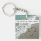 Romantic Beach Hearts