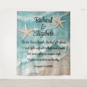 Romantic Beach Wedding Backdrop