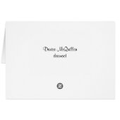 Romantic Bengal cat Cards (Back Horizontal)