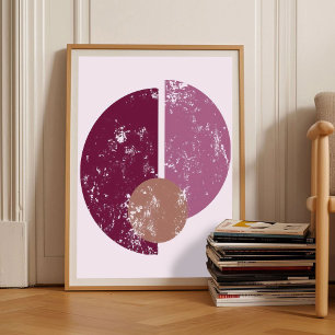 Romantic Berry Abstract Art Wall Art Housewarming