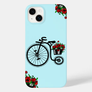 Romantic Bike with Flowers iPhone Case Gift