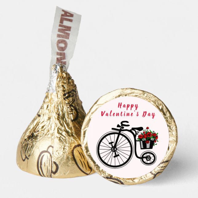 Romantic Bike Your Valentine's Day Hershey®'s Kisses® (Front)